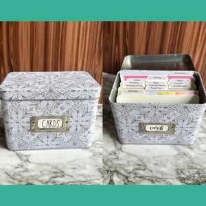 A7 Greeting Card Storage Box and Dividers