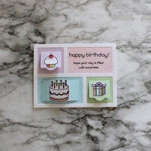 Interactive Happy Birthday Card | Handmade Birthday Card | Happy Birthday Card | Surprises Happy Birthday Card | Birthday Card