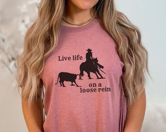 Reining Cow Horse / Reining Cow Horse Shirt / Reining Horse Shirt / Ranch Cutting Shirt / Open Ranch Shirt / Open Ranch Horse