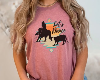 Cutting horse shirt / Quarter horse shirt / Horse shirt / Reining shirt / Reining horse shirt / team sorting shirt / Cow cutting shirt