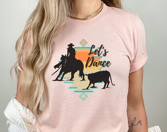 Cowgirl Cutting Horse / Quarter Horse Shirt / Rein Horse Shirt / AQHA / Rein Shirt / Cutting Horse Shirt / NCHA Shirt