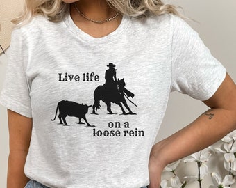 Snijden Paard Gift / Snijden Paard Shirt / Koe Paard Shirt / AQHA Shirt / NCHA Shirt / Koe Snijden Shirt / Reining Horse Shirt