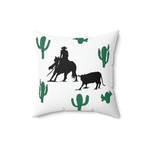 Cutting horse pillow / reining cow horse / cutting horse / cow cutting / cow horse / reining horse / cutting horse gift