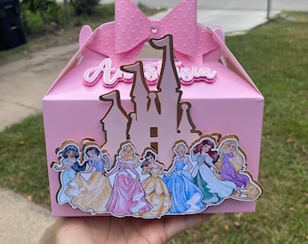 Princess favor Gable Boxes