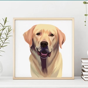 Custom Cartoon Pet Portrait / Cat & Dog Portrait From Photo / Pet Cartoon Style / Custom Cat Gift / Digital Illustration Art Prints