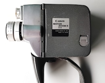 Caméra Argentique Canon Motor Zoom 8 EEE - 8mm, état Fonctionnel
