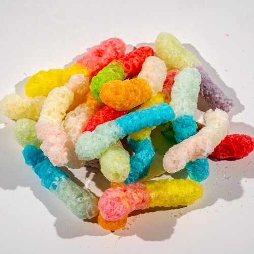 Freeze Dried Gummy Worms Etsy