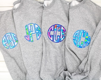 ADULT Left Chest Monogrammed Sweatshirt