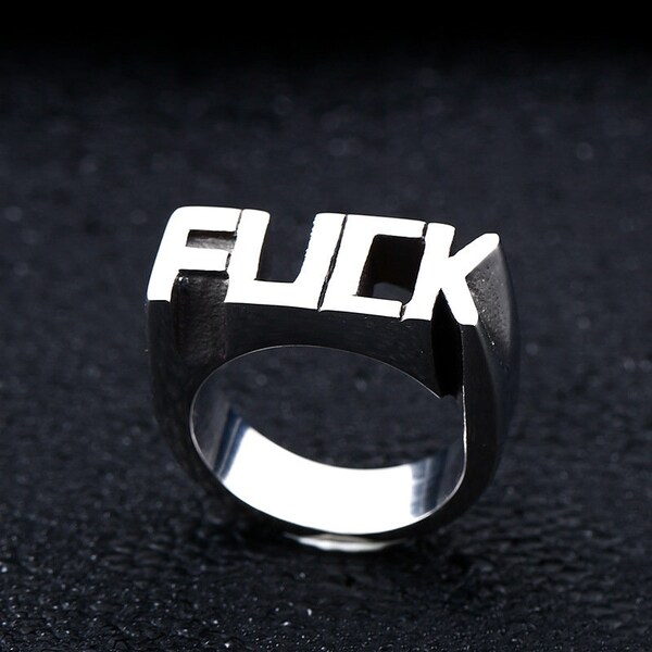 Middle Finger Ring Etsy