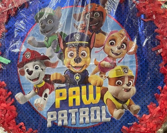 Paw patrol Piñata- Chase piñata - pull piñata -birthday