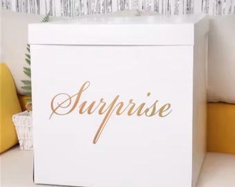 Caja sorpresa blanca grande