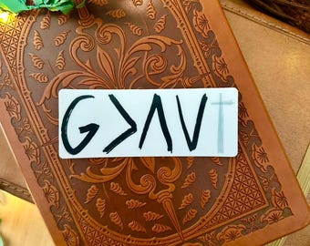 God Is Greater Than The Highs And Lows Vinyl Sticker