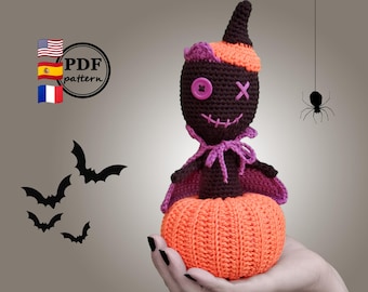 crochet pattern, Halloween Groot amigurumi digital download pdf