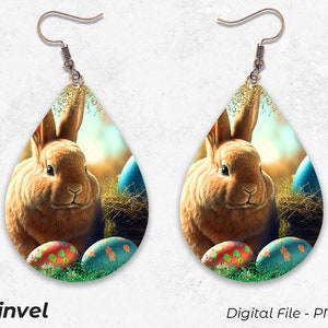 Easter Sublimation Earring Designs Template PNG, Instant Digital Download, Earring Blanks Design, Digital Download