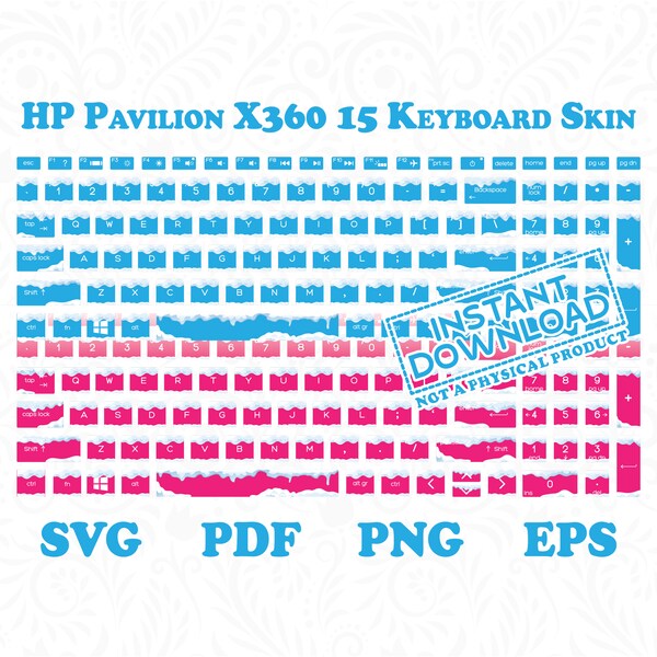 Keyboard Stickers Hp - Etsy