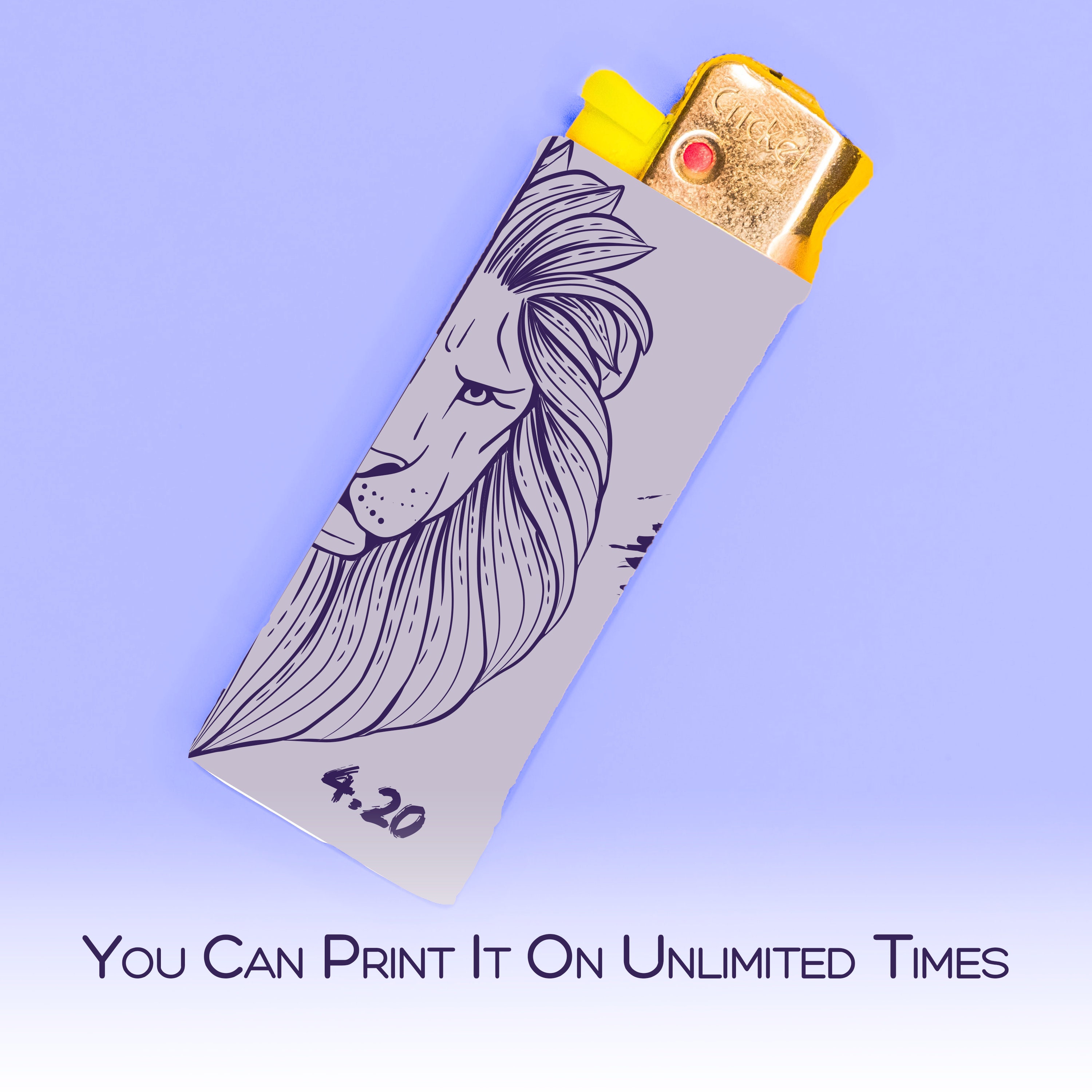 Cool Lighters BIC Custom Lighters Skin Set of 12 Lighter Wraps BIC