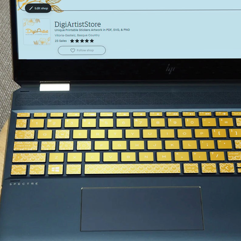 Keyboard Stickers,hp spectre x360 case,keyboard decal,hp spectre x360 15,hp spectre x360 skin,cute keyboard,keyboard case,keyboard cover,hp laptop skin,hp laptop cover,Keyboard Sticker svg,laptop keyboard svg,laptop keyboard