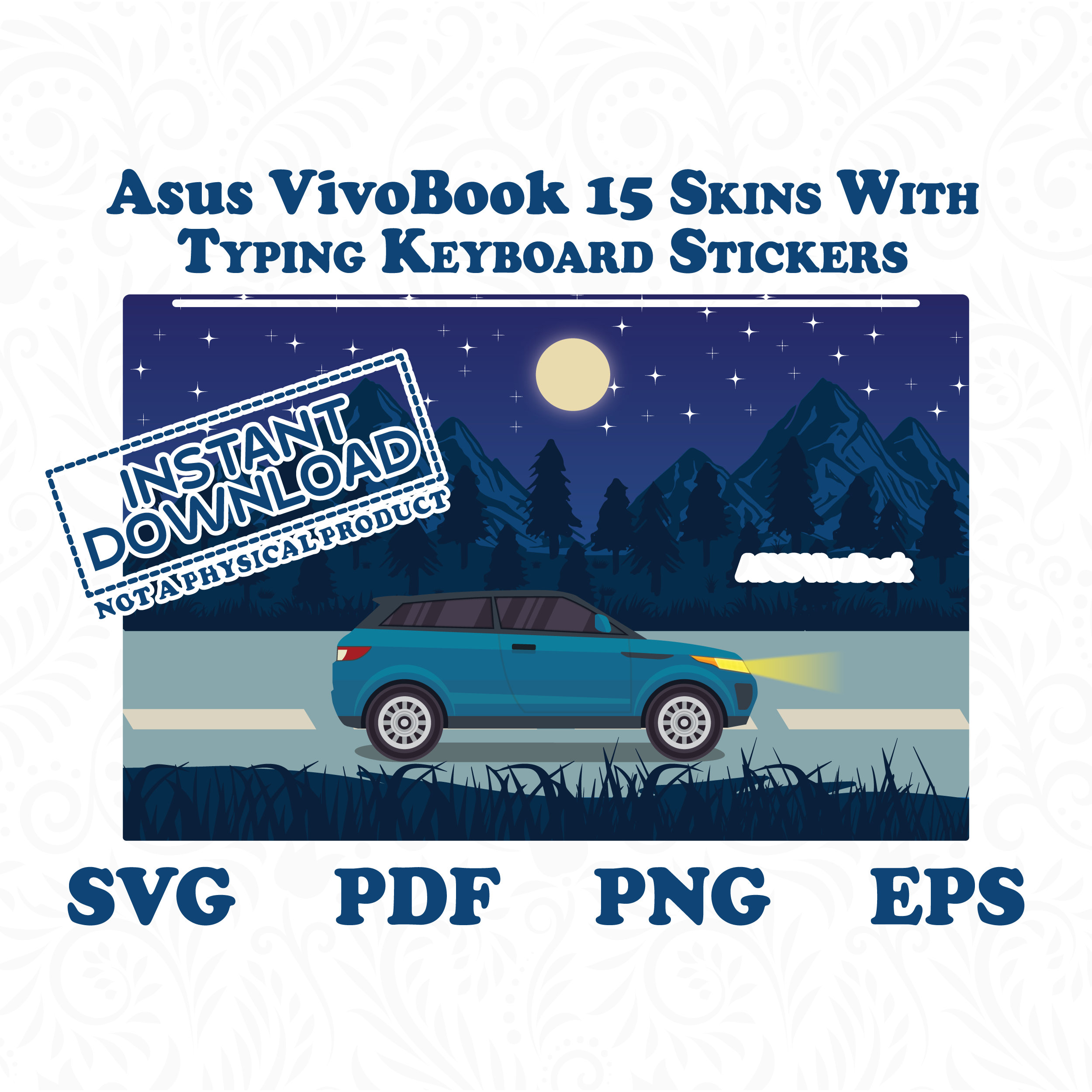 Asus Vivobook Skins Set of Asus Vivobook 15.6 Laptop Skins With