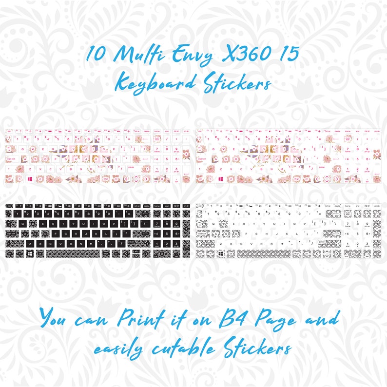 Keyboard Stickers,hp spectre x360 case,keyboard decal,hp spectre x360 15,hp spectre x360 skin,cute keyboard,keyboard case,keyboard cover,hp laptop skin,hp laptop cover,Keyboard Sticker svg,laptop keyboard svg,laptop keyboard