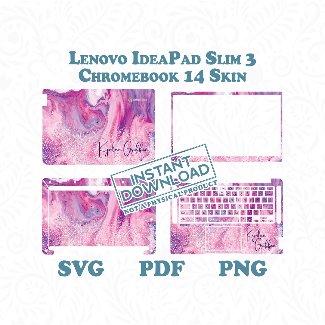 Is Lenovo Ideapad Compatible With Cricut Lenovo Ideapad Slim 3 Chromebook 14 Skin Cut Files for Cricut by