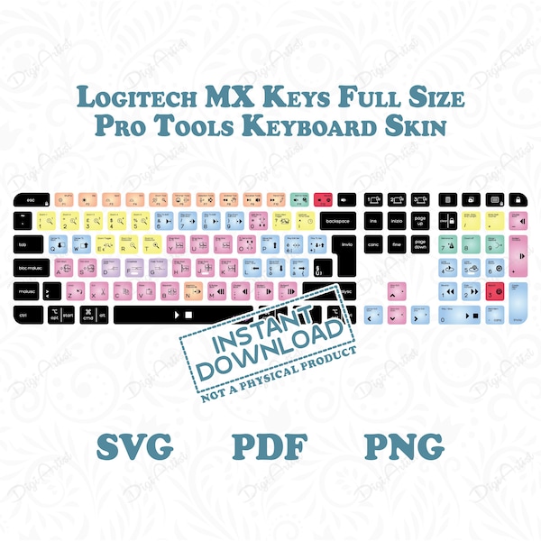 Keyboard Skin Vector Full Keyboard Skins - Etsy
