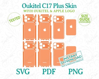 Oukitel C17 Plus Skin also with Apple Logo by DigiArtist Store in Digital Download, DS090