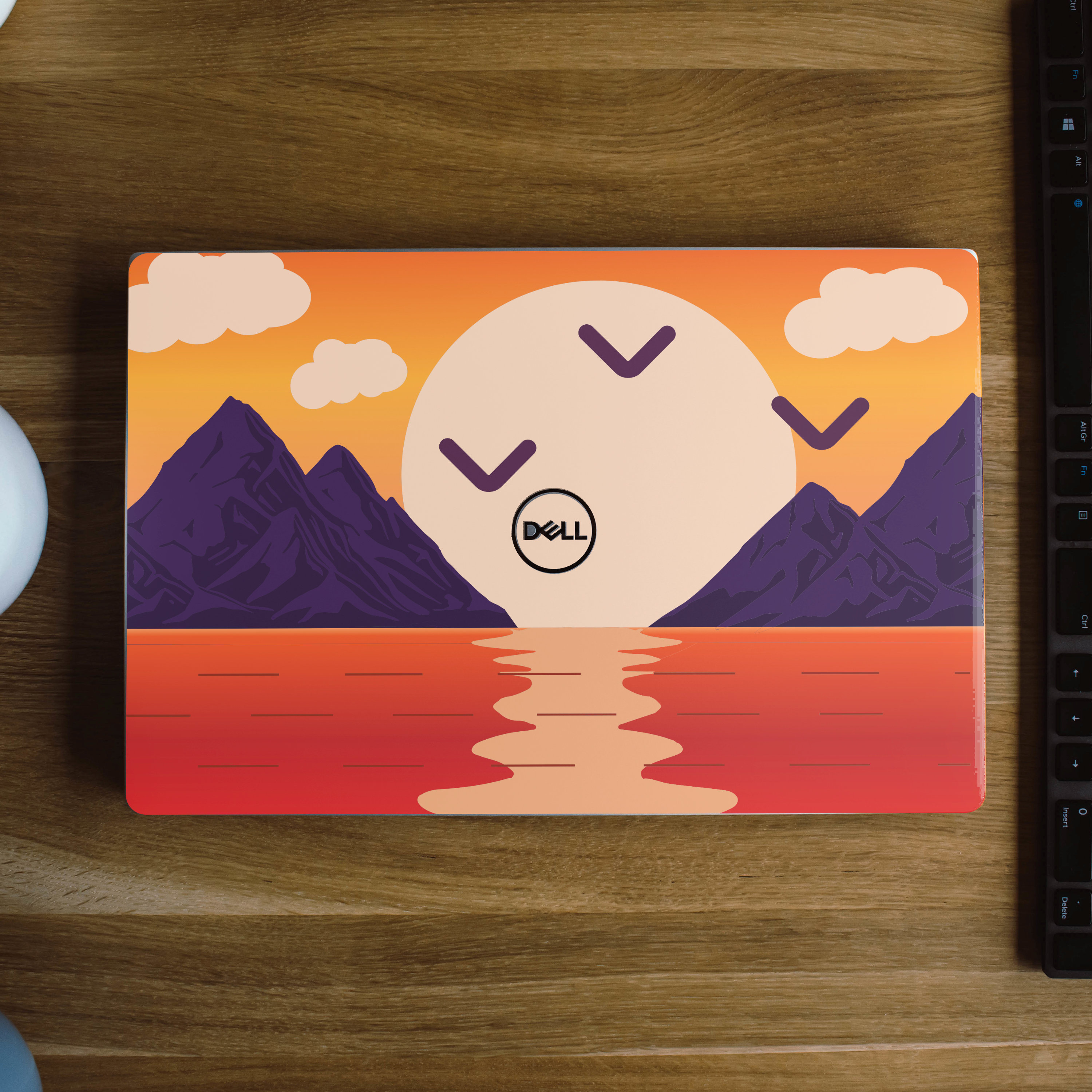 Dell Inspiron Skin With Keyboard Stickers and Touchpad Skin Set of 2 ...