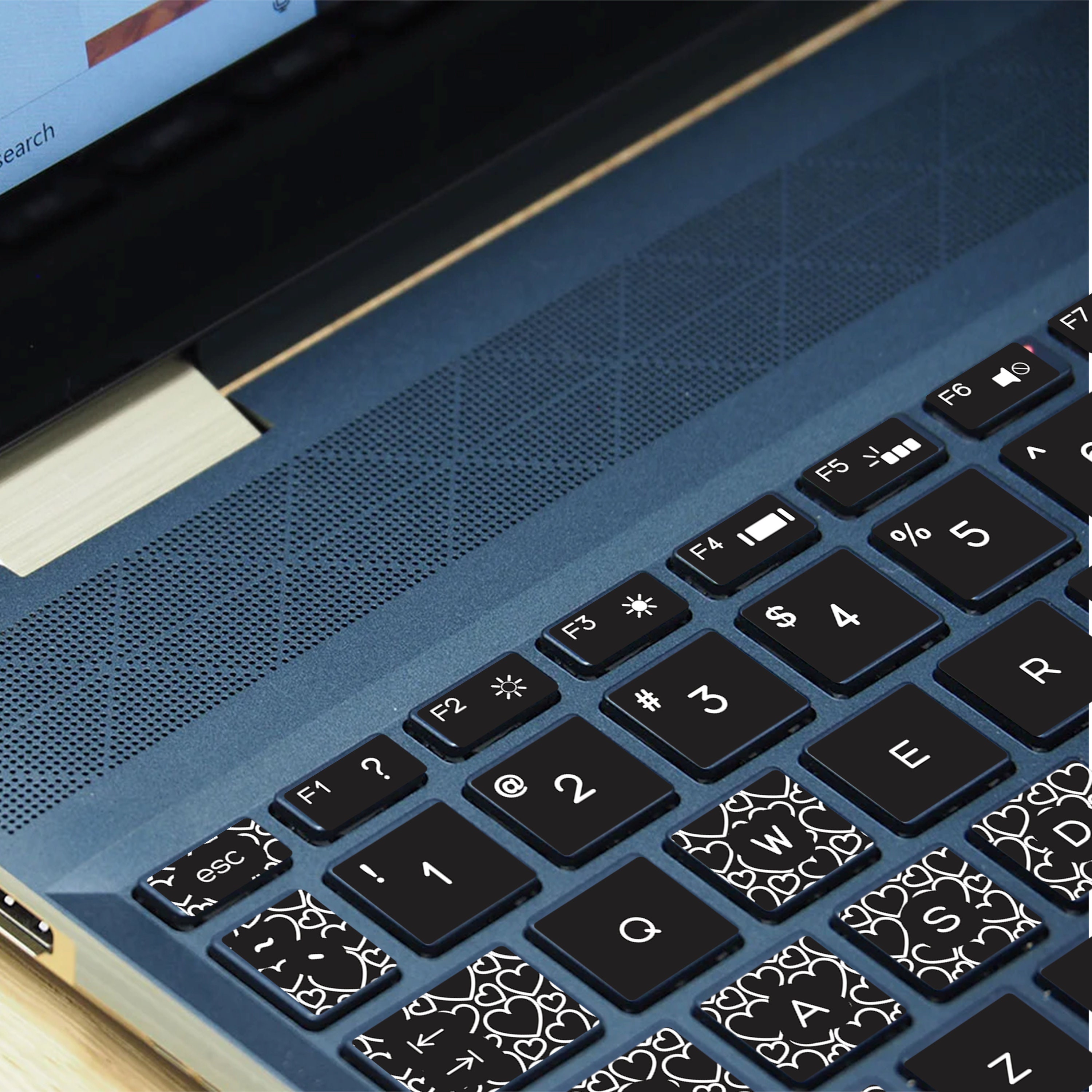HP Spectre X360 Case Keyboard Stickers in 10 Multi Keyboard Decal HP