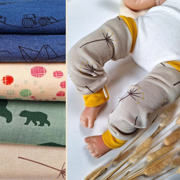 Leichte Wolle Seide Stulpen mit Wollbündchen in verschiedenen Designs für Babys und Kinder