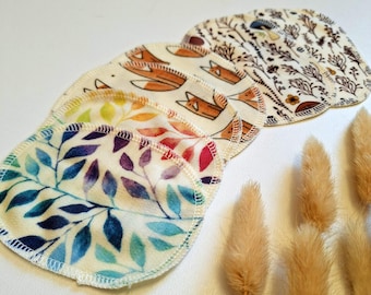 Fresh, fun knee patches for children made of wool jersey - Give your little one a reason to smile! (2 pieces)