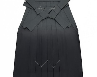 Hakama 3PCS Gift Set, Gradient Color Traditional Hakama Skirt, Koshi Himo, Floral Hair Accessory