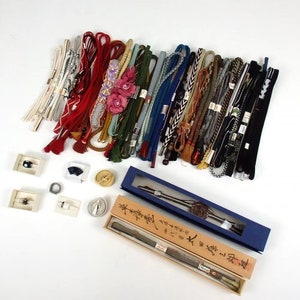 Vintage Obijime Blind Box (5 Stück) / Japanische Kimono Schnur / Obijime Schnur / Japanisches Kimono Zubehör