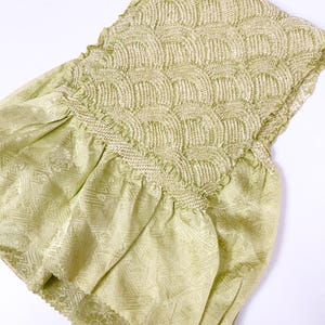Green Obiage Collection/Vintage Obiage/Kimono Sash/Good Condition/Kimono Obiage/Silk Obiage/20B