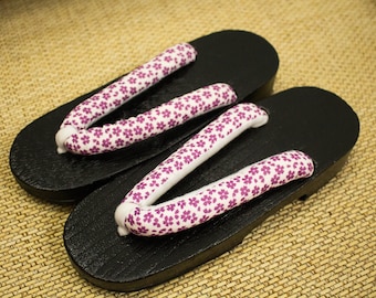 Geta Sandals, Kimono Sandal, Women Kimono Shoe, 24cm (Suitable for EU35-38)