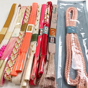 Brand New  Obijime Collection: Japanese Kimono Cord, Unused