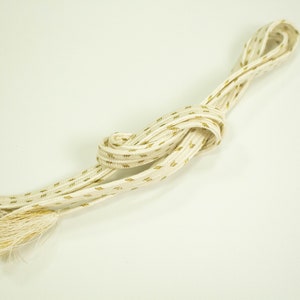 3PCS White Kimono Obijime Collection / Japanese kimono cord / Obijime Belt / Japanese Kimono Accessories/ Set M