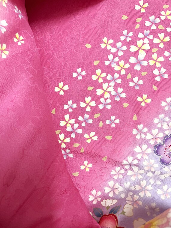 Sakura Floral Fox Vintage Print Japanese Kimono Lingerie
