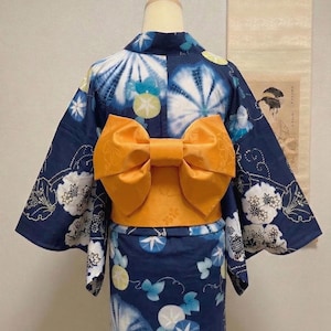 5分着用 結び帯 江戸時代 伊藤若冲版画 両面帯 - Etsy 日本