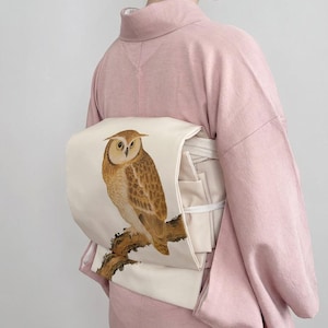 Iromuji Kimono Set: Washable Polyester, Tea Ceremony Wear with Pre-Tied Obi image 11