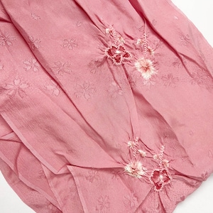 Pink Obiage /Vintage Obiage/Kimono Sash/Good Condition/Kimono Obiage/Silk Obiage/20A