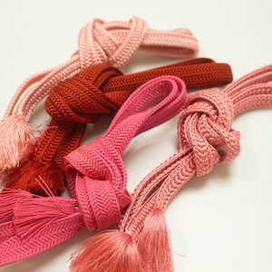 Kimono Obijime Collection / Japanese kimono cord / Obijime Belt / Japanese Kimono Accessories/ Mixed color obijime/ Z6