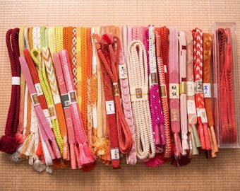 Vintage Obijime Blind Box (5pcs)/ Japanese Kimono Cord / Kimono Accessory