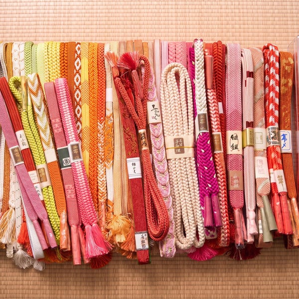 Vintage Obijime Blind Box (5pcs)/ Japanese Kimono Cord / Kimono Accessory
