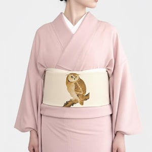 Iromuji Kimono Set: Washable Polyester, Tea Ceremony Wear with Pre-Tied Obi image 16