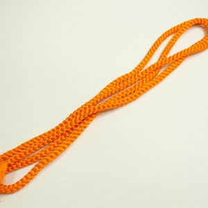 Elegant Kimono Obijime / Japanese kimono cord / Obijime Belt / Japanese Kimono Accessories/ Orange Obijime/ C08/ Option 4