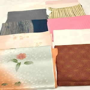 Vintage Silk Obiage/Excellent Condition/Mostly Brand New/ Kimono Obiage/ No. 1724 (Option A/B/D/F/H)