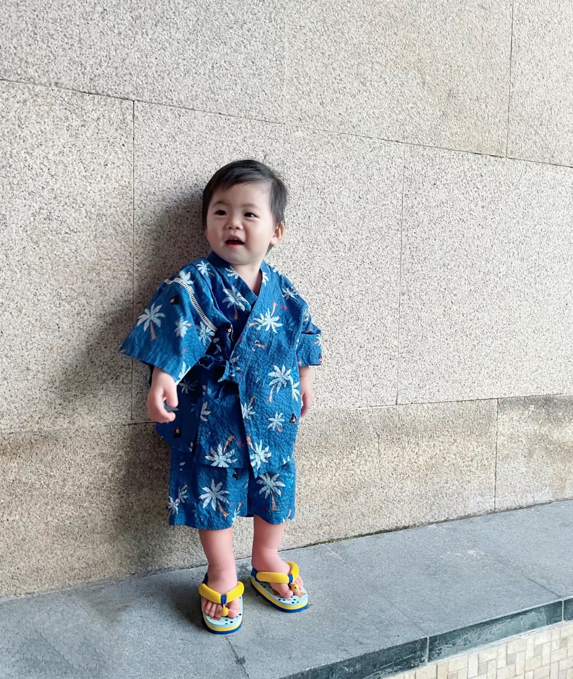Boys, Kids, Pre-Teen, Teen's Yukata/Jinbei, Obi Belt & Sandals Blind Box/Mystery Box, Brand New Yukata/Jinbei for 85-145cm Wearer
