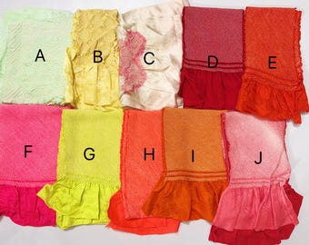 Vintage Silk Obiage: Kimono Sash, Good Condition, No. 8255B Obiage (A/C/J)