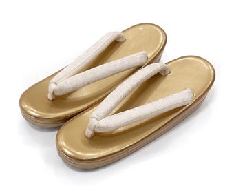 Champagne Gold Zori, Kimono Sandal, M/L size, Suitable for EU36-41