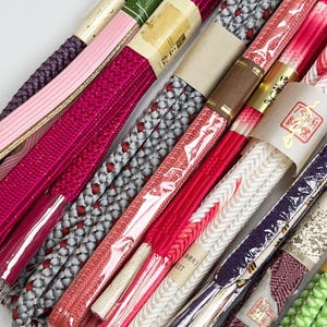 Brand New Obijime Collection / Japanese Kimono Cord / Obijime Belt / Japanese Kimono Accessories/ Obi Ties/ Obijime Cord/ Silk Obijime/ S03